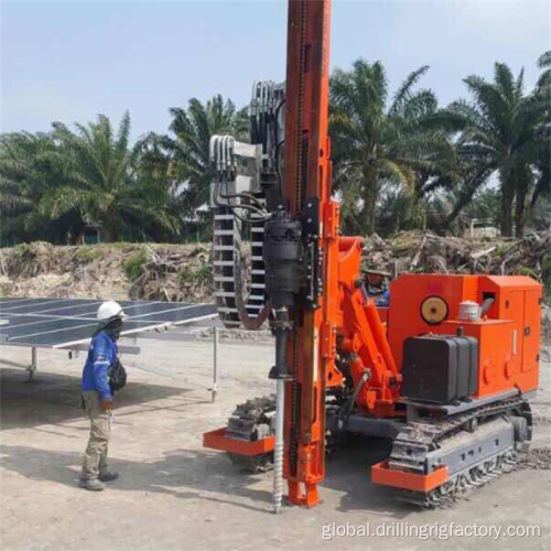 Solar Ground Screw Pile Driver Ground solar pile driver for piling photovoltaic piles Manufactory